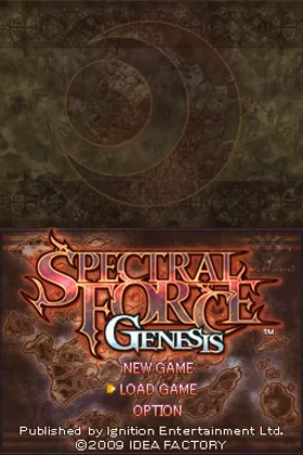 Spectral Force - Genesis (USA) screen shot title